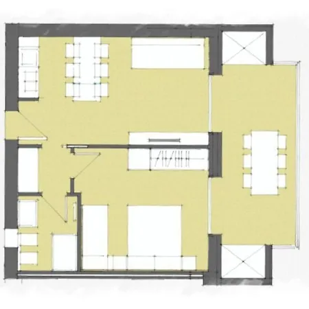 Apartment Bright Two-room Flat In A With Pool